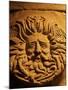 Romano-Celtic Gorgon's Head, Roman Baths, Bath, Avon, England, United Kingdom-Michael Jenner-Mounted Photographic Print