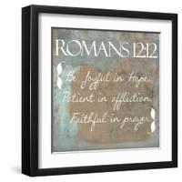 Romans 12-12-Taylor Greene-Framed Art Print