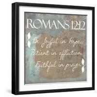 Romans 12-12-Taylor Greene-Framed Art Print