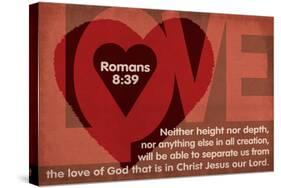 Romans 8:39 - Inspirational-Lantern Press-Stretched Canvas