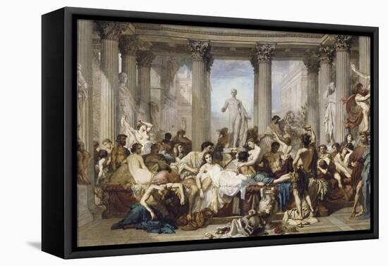 Romans During the Decadence, 1847-Thomas Couture-Framed Stretched Canvas