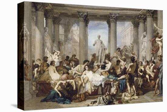 Romans During the Decadence, 1847-Thomas Couture-Stretched Canvas