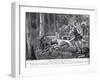 Romans Hunting Wild Boar-George Derville Rowlandson-Framed Giclee Print