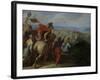 Romans Nearly Overpower the Army of Julius Civilis Through the Treachery of a Batavian-Otto van Veen-Framed Art Print