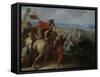 Romans Nearly Overpower the Army of Julius Civilis Through the Treachery of a Batavian-Otto van Veen-Framed Stretched Canvas