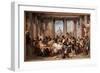 Romans of the Decadence, by Thomas Couture,-Thomas Couture-Framed Art Print