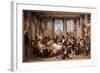 Romans of the Decadence, by Thomas Couture,-Thomas Couture-Framed Art Print