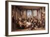 Romans of the Decadence, by Thomas Couture,-Thomas Couture-Framed Art Print