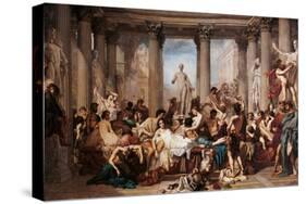 Romans of the Decadence-Thomas Couture-Stretched Canvas