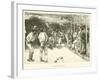 Romans Playing Bowls-null-Framed Giclee Print