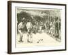 Romans Playing Bowls-null-Framed Giclee Print