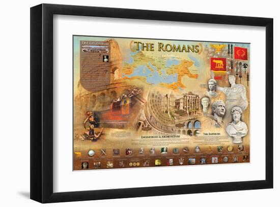 Romans-null-Framed Art Print