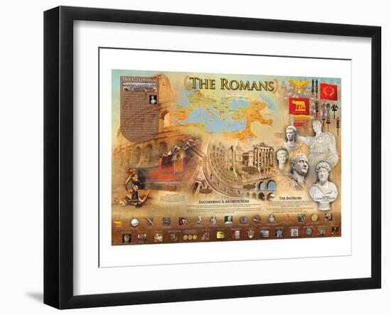 Romans-null-Framed Art Print