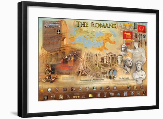 Romans-null-Framed Art Print