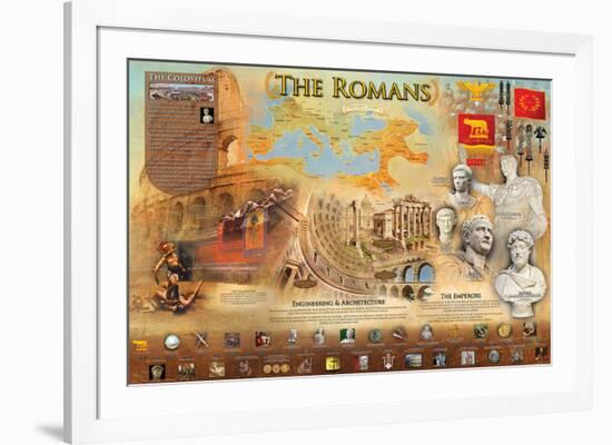 Romans-null-Framed Art Print