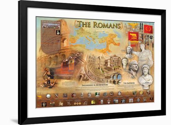 Romans-null-Framed Art Print