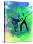 Romantic Ballet Watercolor 1-Irina March-Stretched Canvas