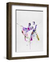 Romantic Ballet Watercolor 2-Irina March-Framed Art Print