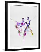 Romantic Ballet Watercolor 2-Irina March-Framed Art Print