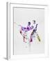 Romantic Ballet Watercolor 2-Irina March-Framed Art Print