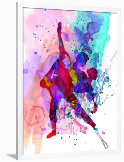 Romantic Ballet Watercolor 3-Irina March-Framed Art Print