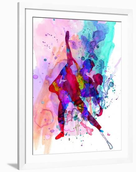 Romantic Ballet Watercolor 3-Irina March-Framed Art Print