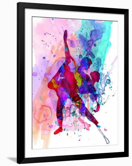 Romantic Ballet Watercolor 3-Irina March-Framed Art Print