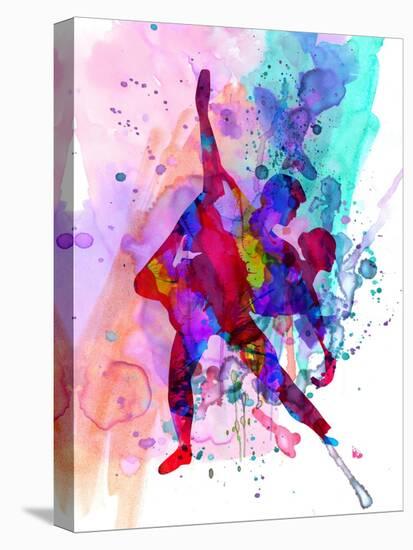 Romantic Ballet Watercolor 3-Irina March-Stretched Canvas