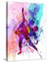 Romantic Ballet Watercolor 3-Irina March-Stretched Canvas