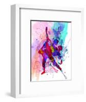 Romantic Ballet Watercolor 3-Irina March-Framed Art Print