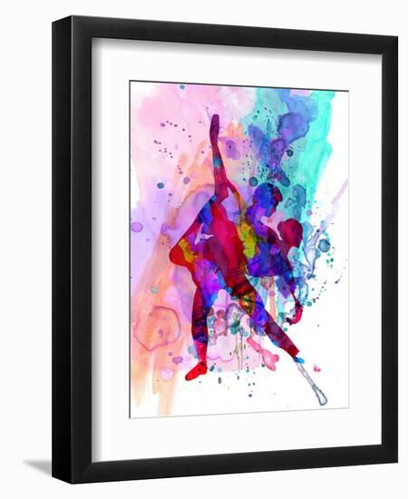 Romantic Ballet Watercolor 3-Irina March-Framed Art Print