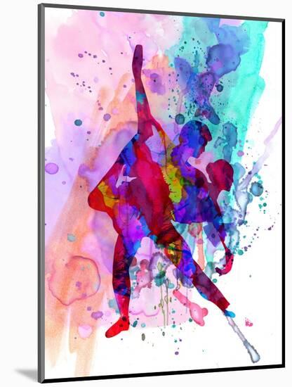 Romantic Ballet Watercolor 3-Irina March-Mounted Art Print