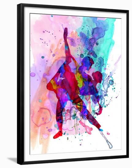 Romantic Ballet Watercolor 3-Irina March-Framed Art Print