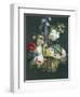 Romantic Basket of Flowers-Antoine Berjon-Framed Giclee Print