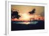 Romantic Beach - In the Style of Oil Painting-Philippe Hugonnard-Framed Giclee Print
