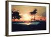 Romantic Beach - In the Style of Oil Painting-Philippe Hugonnard-Framed Giclee Print