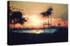 Romantic Beach - In the Style of Oil Painting-Philippe Hugonnard-Stretched Canvas