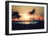 Romantic Beach - In the Style of Oil Painting-Philippe Hugonnard-Framed Giclee Print