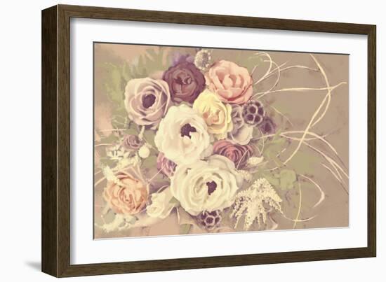 Romantic Bouquet-null-Framed Art Print