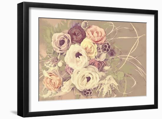 Romantic Bouquet-null-Framed Art Print