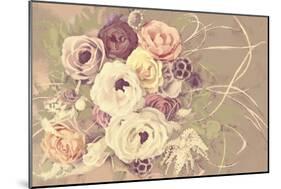 Romantic Bouquet-null-Mounted Art Print