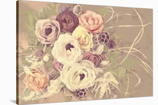 Romantic Bouquet-null-Stretched Canvas