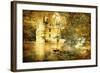 Romantic Castle - Artistic Toned Picture In Retro Style-Maugli-l-Framed Art Print