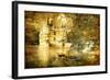 Romantic Castle - Artistic Toned Picture In Retro Style-Maugli-l-Framed Art Print