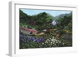 Romantic Cottage-Bonnie B. Cook-Framed Giclee Print