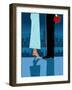 Romantic Couple in City-null-Framed Giclee Print