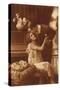 Romantic Couple in Sepia, 1930-null-Stretched Canvas