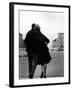 Romantic Couple Walking on the Odeonsplatz-Walter Sanders-Framed Photographic Print