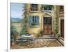 Romantic courtyard-Marilyn Dunlap-Framed Art Print