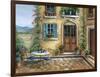 Romantic courtyard-Marilyn Dunlap-Framed Art Print